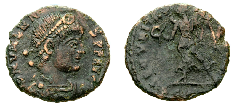 alte-muenzen valens-diadem-victoria-kranz-muenze