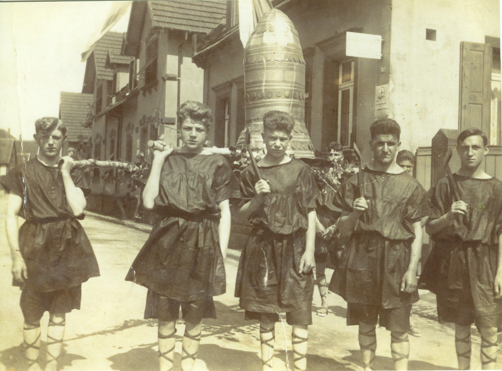 Rettichfest der Goldne Hut beim Umzug